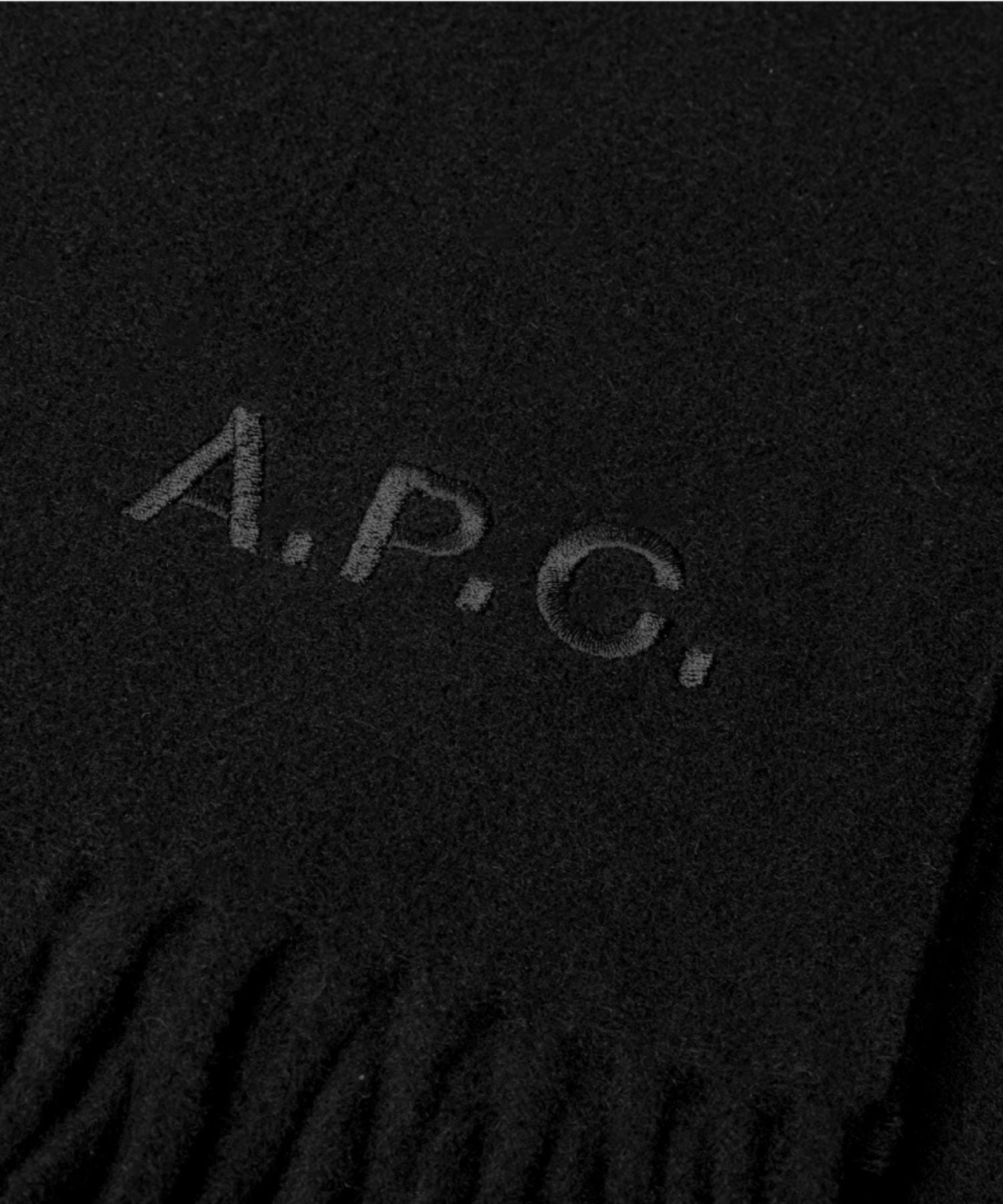 アーペーセー A.P.C. WOAFE M15170 マフラー レディース アパレル ウール ストール echarpe alix brodee 200×75 無地 大判