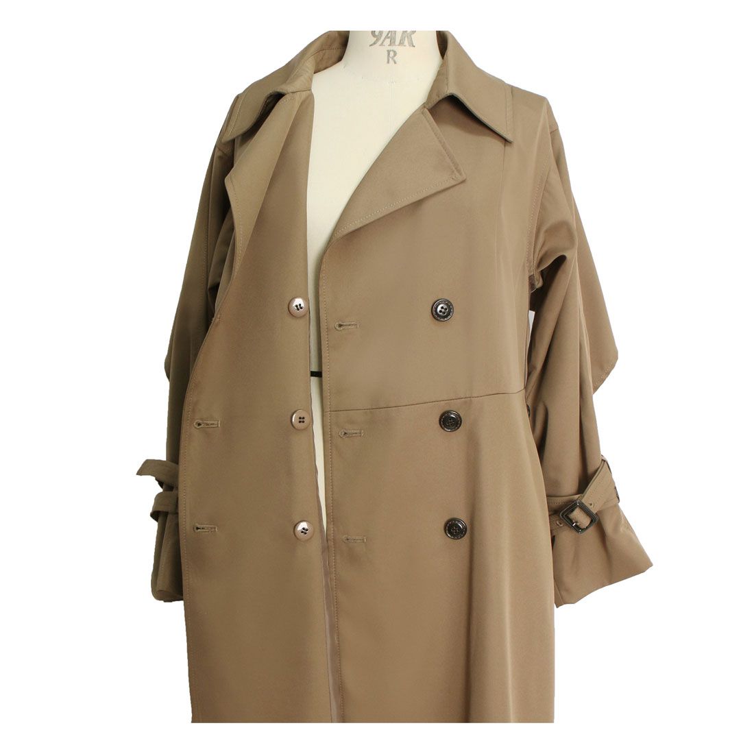 RUIRUE BOUTIQUE Sideline Long Trench Coat