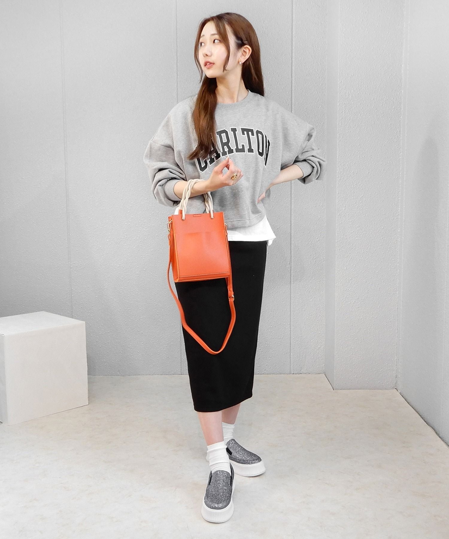 minia track sole slip-on sneakers