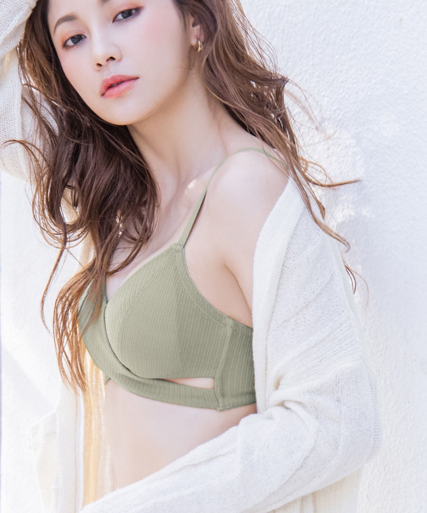 tu-hacci non-wired undercross bra and shorts [non-returnable item]