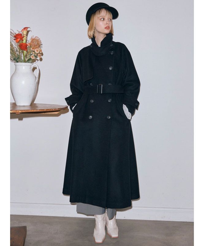 eimy istoire Airy wool trench coat