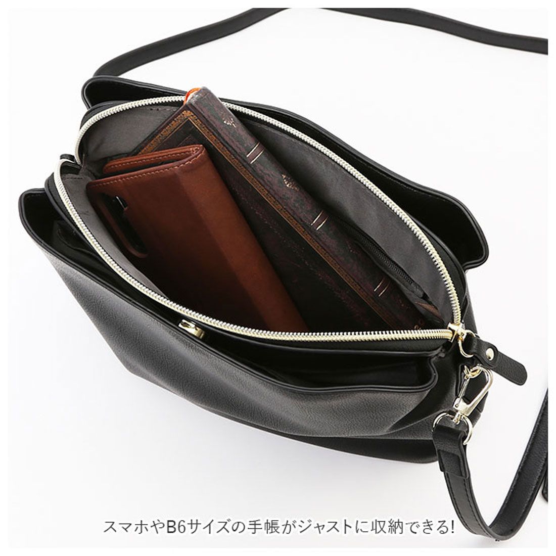 レガート ラルゴ Legato Largo お財布ショルダー フェイクレザー