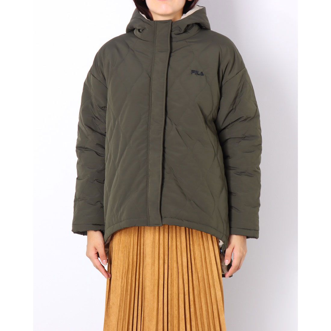 フィラ FILA ＜FILA＞裏ボアフリースキルトコート