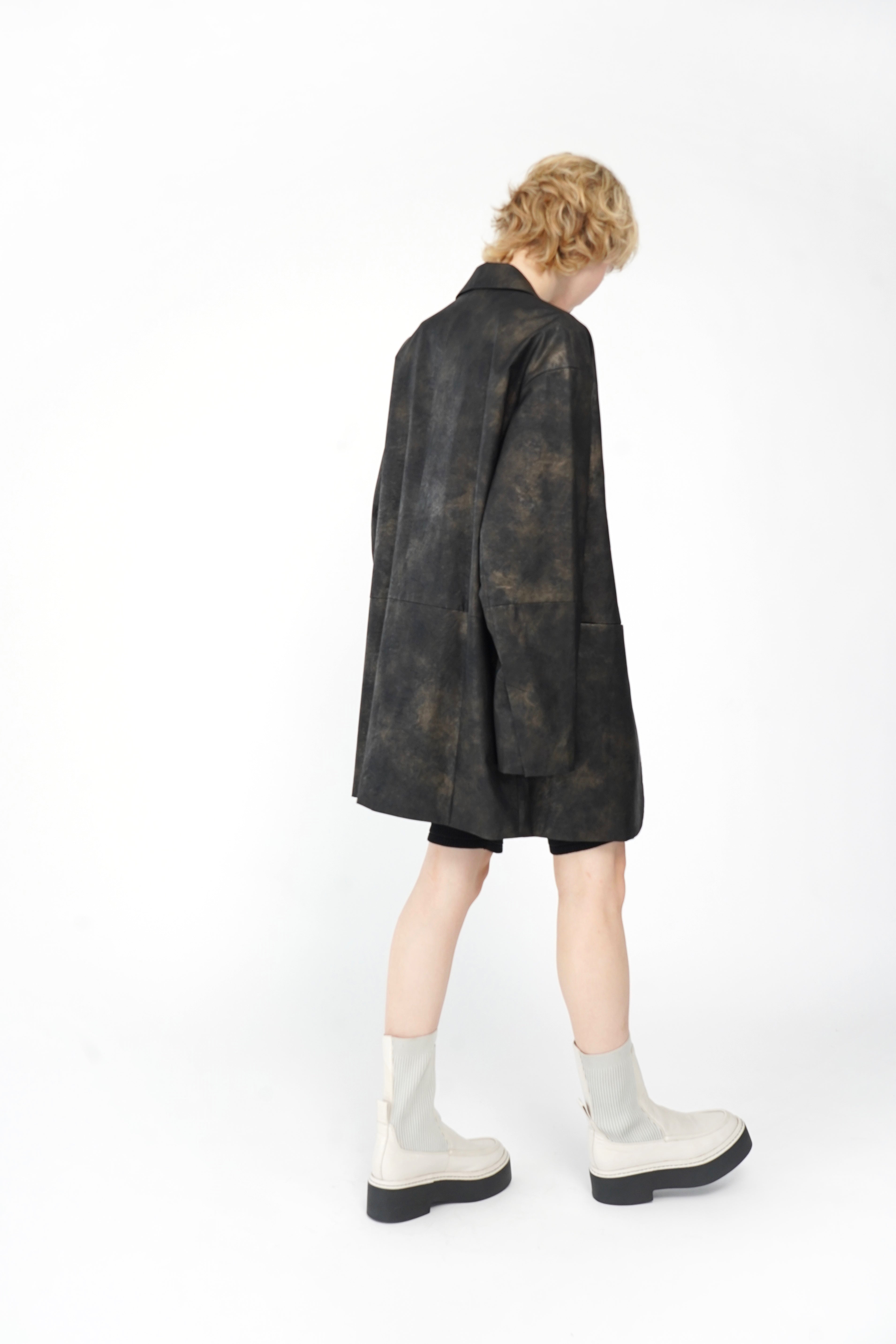 BUENA LEATHER BOOTS （OFF WHITE） OFF WHITE