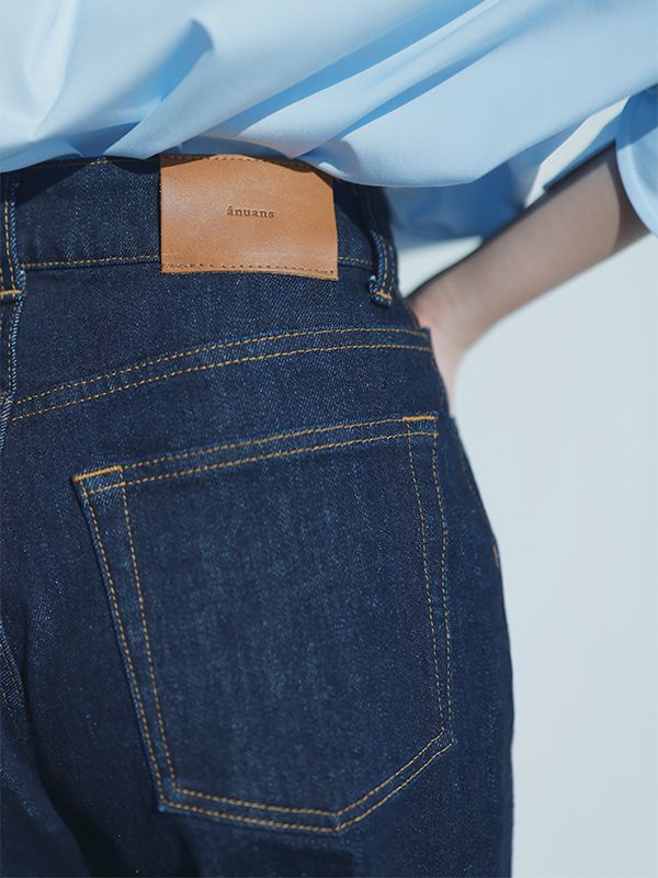 アニュアンス anuans Wide leg denim