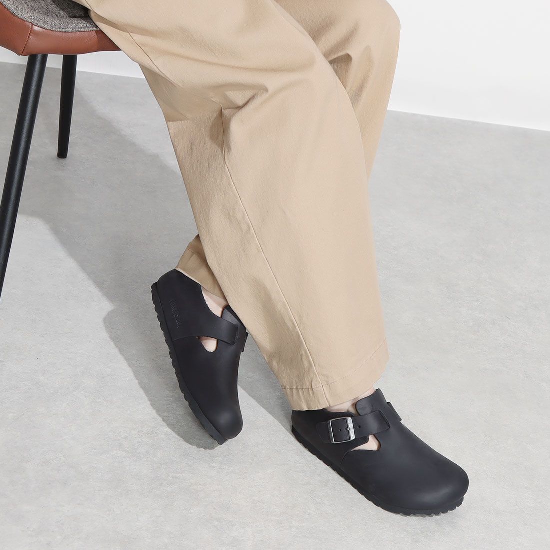 あつき　BIRKENSTOCK LONDON 26cm BIRKENSTOCK London Natural Leather Oiled [Narrow Width] Unisex